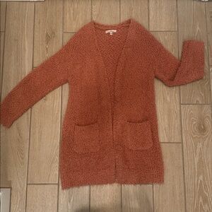 Love Tree Women’s Cozy Soft Eyelash Cardigan Mauve